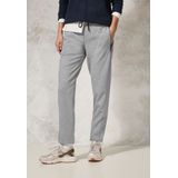 Cecil Dames Broek met gemêleerde look in Grijs, Gr: XXL