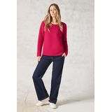 CECIL - Overhemd - Fijn Structuurpatroon - Ronde Hals - Lange Mouwen