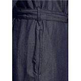 CECIL - Midi-Jurk - Denimlook - Lyocell - Lange Mouwen - Overhemdkraag