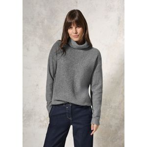 Cecil Rollkragenpullover, aus softem Materialmix