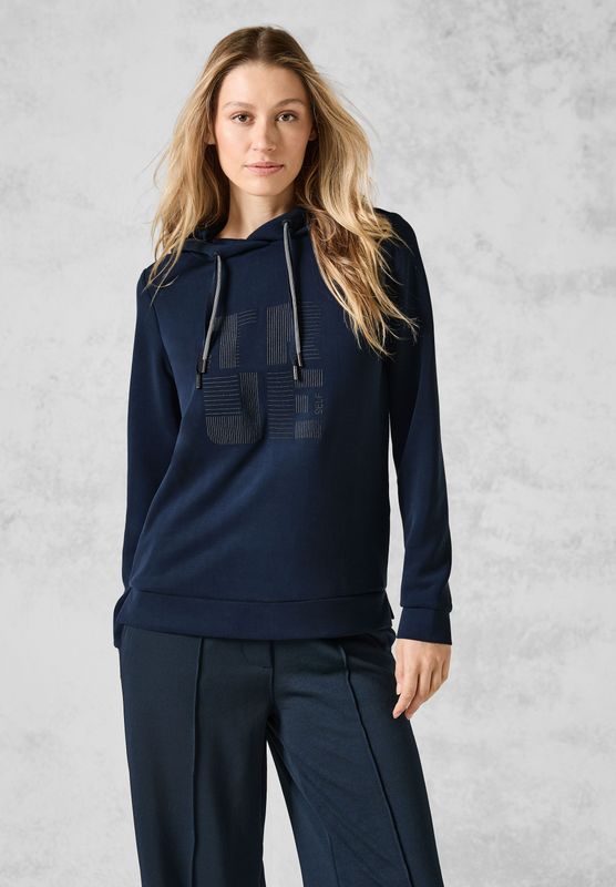 Cecil - Dames Trui - Blauw - Hoodie