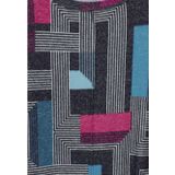 Cecil - Shirt - Langemouwen - Deep Petrol Melange - Met Print All-Over