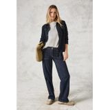 T-shirt - Motiefprint - Jersey - Zijdelingse Inkipingen - Driekwart Mouw