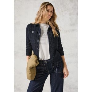 T-shirt - Motiefprint - Jersey - Zijdelingse Inkipingen - Driekwart Mouw