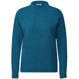 Gebreide Trui - Celestial Aqua Blue - Zachte Ribbrei - Regular Fit
