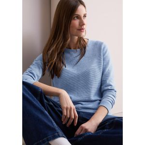 Trui - Knitwear - Mélange - Ronde Hals - Lange Mouw