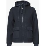 Jas - Wol-Look - Nylon - Capuchon - Lange Mouwen - Zacht en Warm