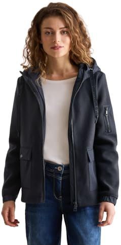 Jas - Wol-Look - Nylon - Capuchon - Lange Mouwen - Zacht en Warm