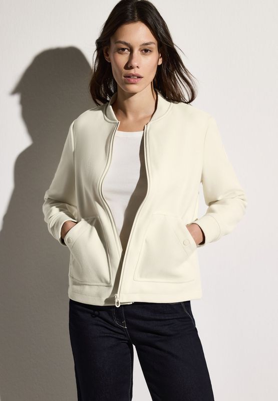 CECIL - B202032 - Damesblouse - Beige Meringues - Wol-look