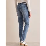 Design - Stretchbroek - Effen - Denim - Slimfit - Mid Waist