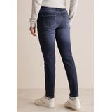 Jeans - Dark Blue Wash - Hoog Taille - Smalle Pijpbelijning