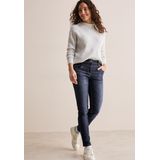 Jeans - Dark Blue Wash - Hoog Taille - Smalle Pijpbelijning