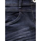 Jeans - Dark Blue Wash - Hoog Taille - Smalle Pijpbelijning
