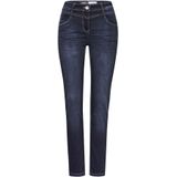 Cecil - Toronto - Slim Fit Jeans - Dark Blue Wash - Elegante Look