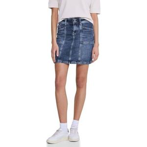 Street One Dames 5-pocket jeansrok in Blauw, in size: 32