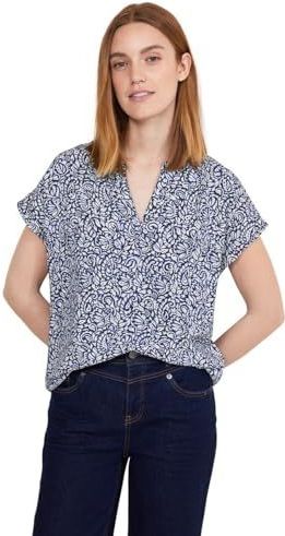 Street One - A344570 - Damesblouse - Intensief Koningsblauw - Met Armsgaten