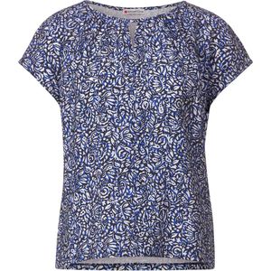 A321161 printed mat-mix shirt w cut