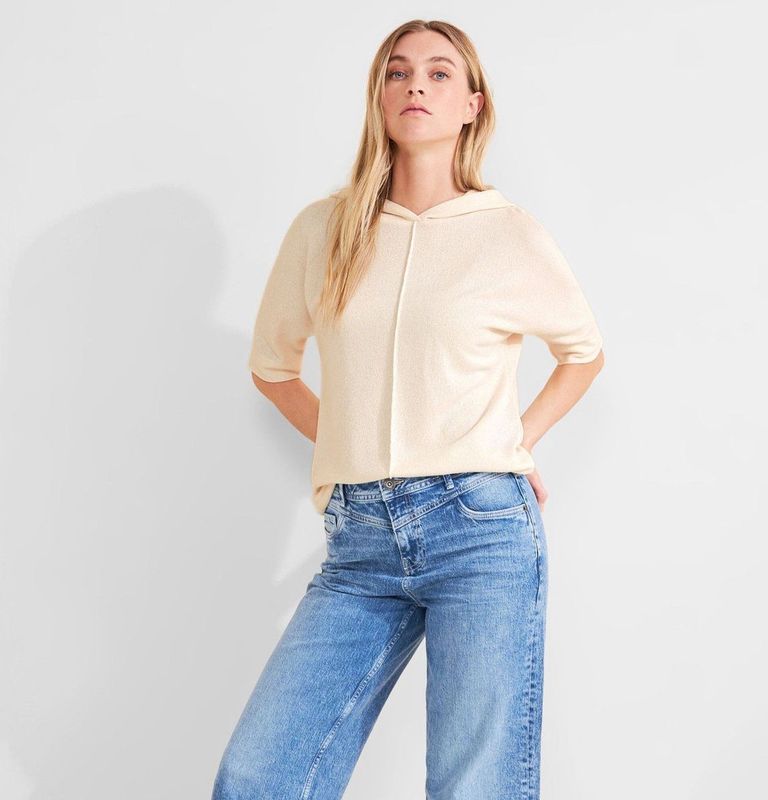 A321153 - Hoody - Fine Knit Look