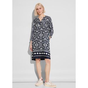 Street One - Tuniekjurk - Blauw - Dames - Zachte Viscose - Lange Mouwen