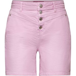 Street One Dames Jeansbermuda in Roze, in size: 26