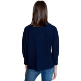 Street One - Cardigan - Blauw - V-hals - Lange Mouwen