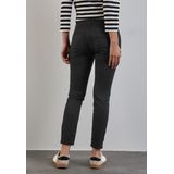 Street One - Envy - Jeans - Zwart - Casual Fit, Middelhoge Taille, Slanke Pijpen