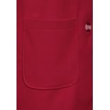 Street One - cosy Revers Coat - Dames Jas - Carpet Red - Katoen