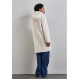 Street One doubleface teddy coat - Dames Jas - snow cream - Maat 36
