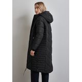 Street One - Gewatteerde Jas - Zwart - Teflon - Waterafstotend