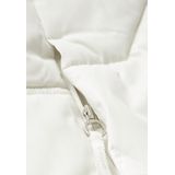 Street One Dames Gevoerde mantel in Grijs|Wit|Beige, in size: 34