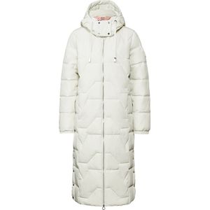 Street One Dames Gevoerde mantel in Grijs|Wit|Beige, in size: 34