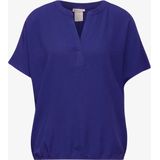 Blouseshirt - Ronde Hals - Licht Transparant - Zachte Viscosemix