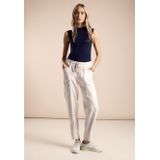 Jeans - Smooth Sand Beige Wash - Lyocell - Hoog Taillehoogte