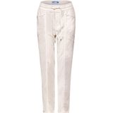 Jeans - Smooth Sand Beige Wash - Lyocell - Hoog Taillehoogte