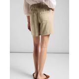 STREET ONE - Bermuda - Safari Beige Wash - Met Zakken - Hoog Taillehoogte