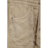 STREET ONE - Bermuda - Safari Beige Wash - Met Zakken - Hoog Taillehoogte
