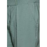 Street One - Losse Broek - Groen - Hoge Taille - Slanke Pijpen
