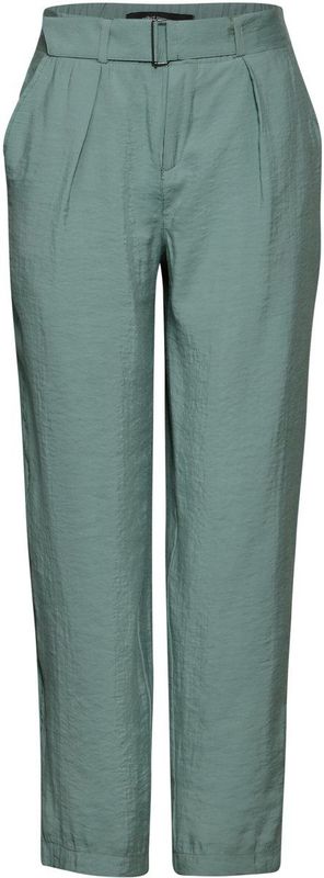 Street One - Losse Broek - Groen - Hoge Taille - Slanke Pijpen