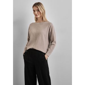 Street One Dames Dolman trui in Beige, in size: 34
