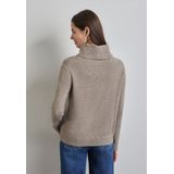 Street One - Dames Trui - Beige - Gebreide Trui