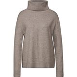 Street One - Dames Trui - Beige - Gebreide Trui