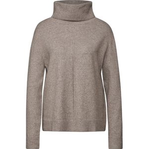 Street One - Dames Trui - Beige - Gebreide Trui