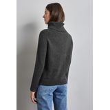 STREET ONE trui met col, Gravel Grey Mel., 34