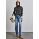 STREET ONE trui met col, Gravel Grey Mel., 34