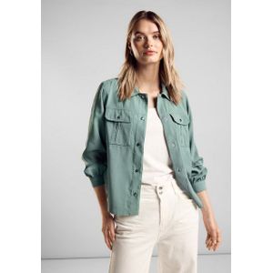 Street One Dames Blouson met Borstzakken - Groen