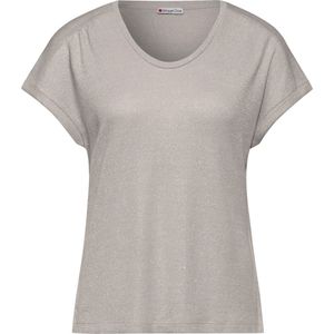 Street One - A321938 - LTD QR rounded v-neck shiny