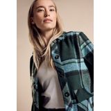 STREET ONE Wolljacke mit Karo Muster