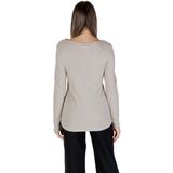Street One, Dames, Truien, Beige, Maat: S Viscose,