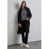 Street One - Bouclé Shirt - Casual Look - 3/4 Mouwen - Comfortabele Materiaalmix