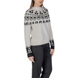 Street One - Geometrische Fair Isle Gebreide Trui - Beige - Dames